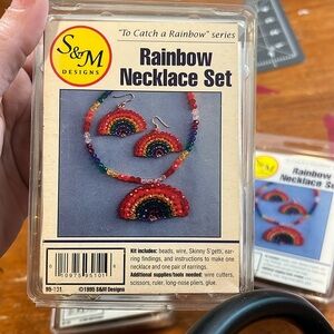 Rare VTG Rainbow KIT St Patrick - Beaded Unused 1996 S&M Designs